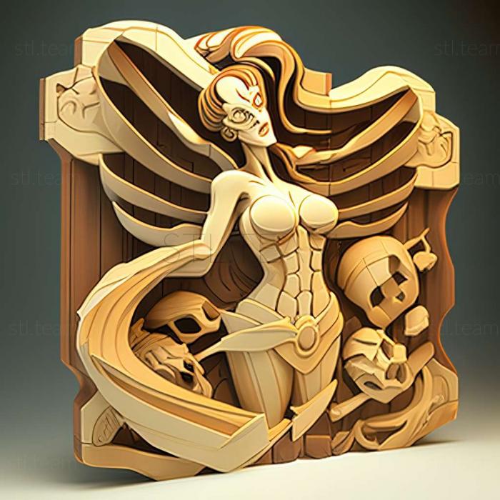 3D модель Гра Skullgirls Encore (STL)